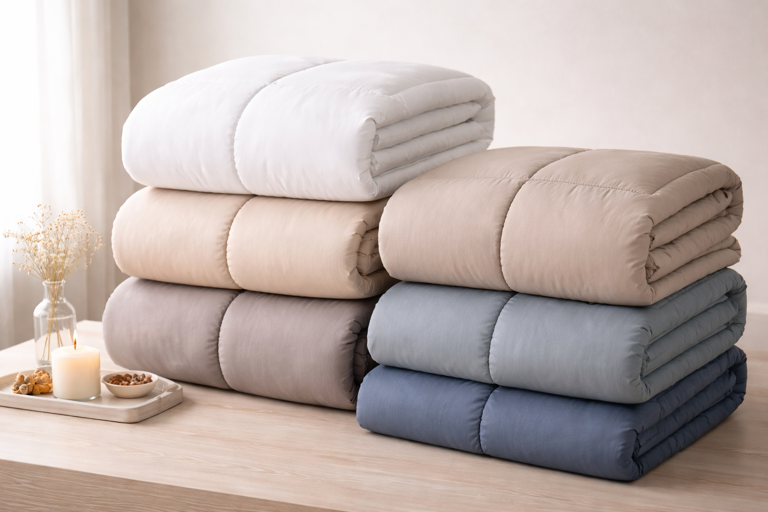 Comforters, duvets and quilts laundry service